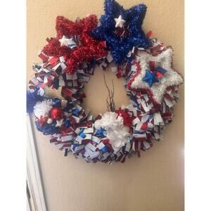 Handmade 4th of July wreath